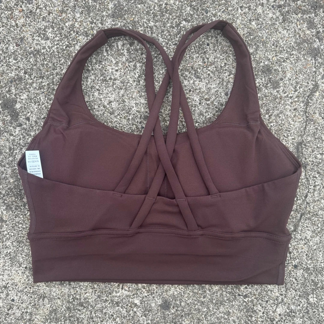 Sculpta™ Cross Back Sports Bra | Women’s Seamless Medium Support Gym & Yoga Bra