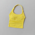 Sculpta™ Halter Sports Bra | High Support Seamless Gym & Running Bra for Women