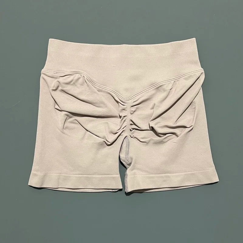Sculpta™ Seamless Sculpt Scrunch Shorts | High Waist Gym & Running Shorts