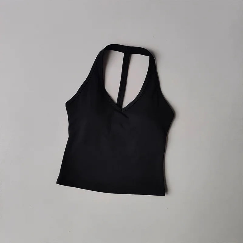 Sculpta™ SculptFit V-Neck Sports Bra | Seamless Low-Impact Gym & Yoga Bra for Women