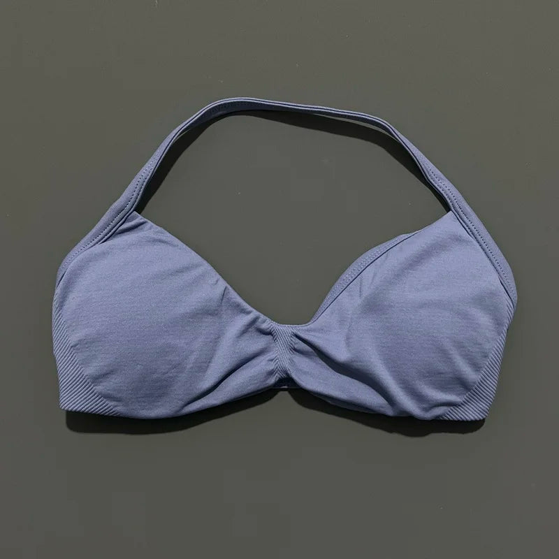Sculpta™ Backless Strappy Sports Bra | Seamless Medium Support