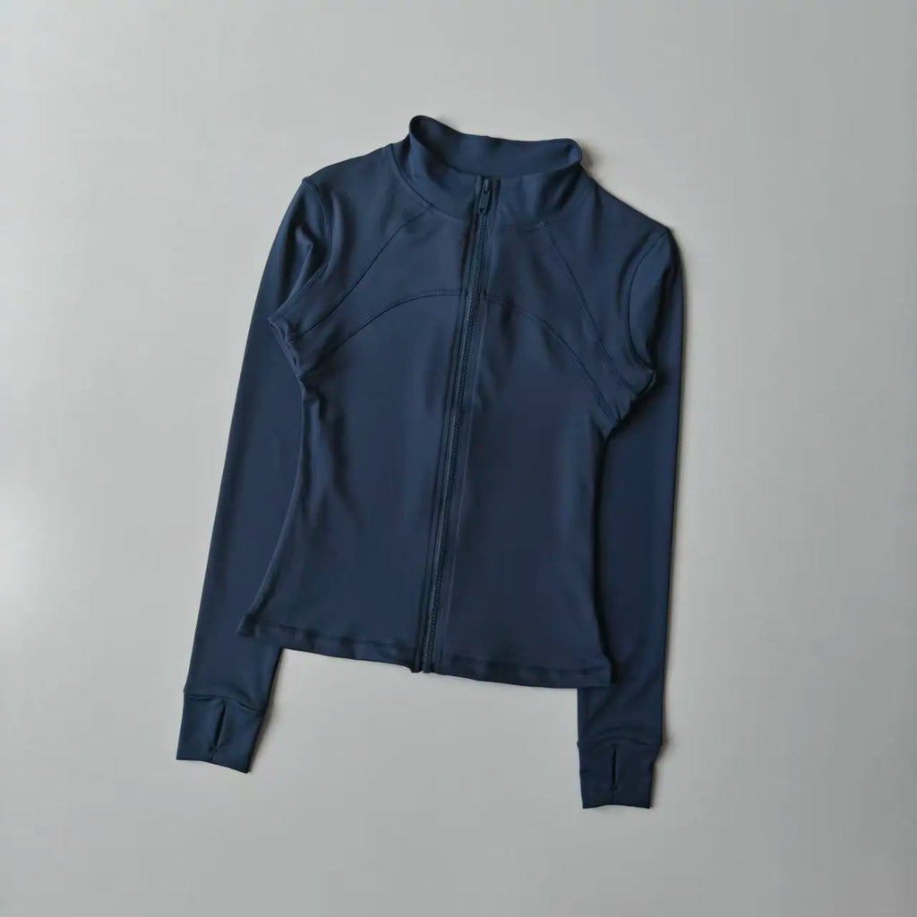 Sculpta™ Performance Zip Jacket | Seamless Long Sleeve Gym Top