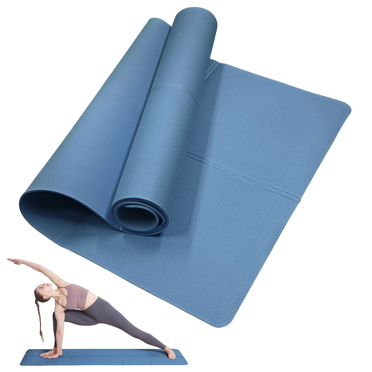 Sculpta™ Premium EVA Yoga Mat | 4mm Non-Slip Exercise & Pilates Mat