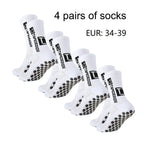 Sculpta™ 4 Pair Performance Football Socks | Cushioned Breathable Sports Socks for Football, Running, Gym & Training