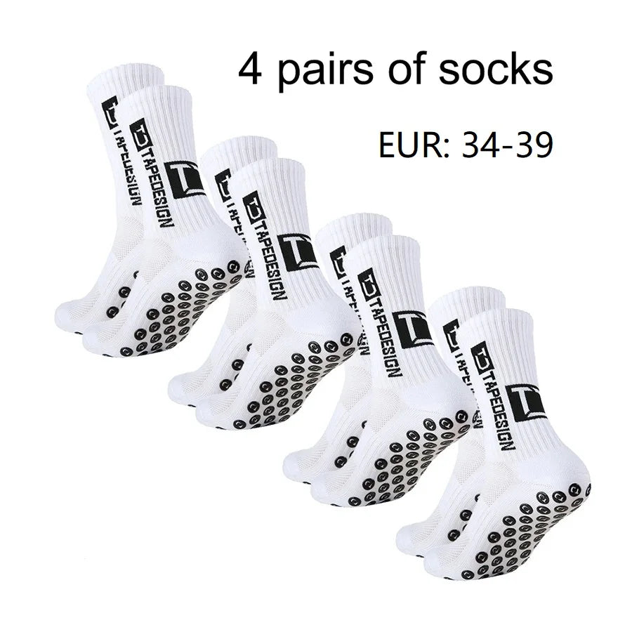 Sculpta™ 4 Pair Performance Football Socks | Cushioned Breathable Sports Socks for Football, Running, Gym & Training