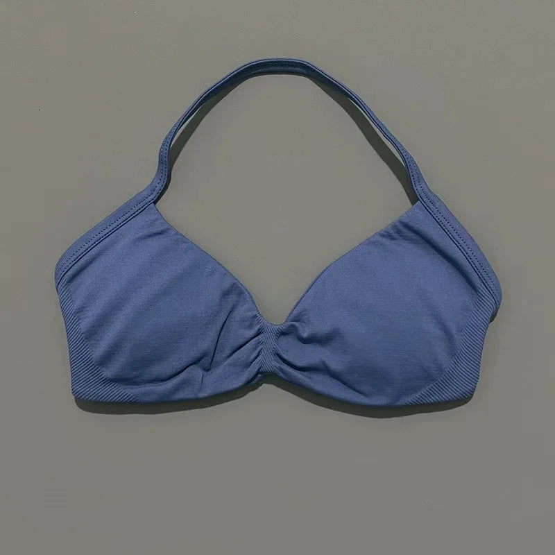 Sculpta™ Backless Strappy Sports Bra | Seamless Medium Support