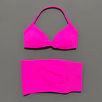 Sculpta™ Women’s 2 Piece Scrunch Gym Set | High-Waisted Shorts & Strappy Sports Bra | Seamless Workout Outfit