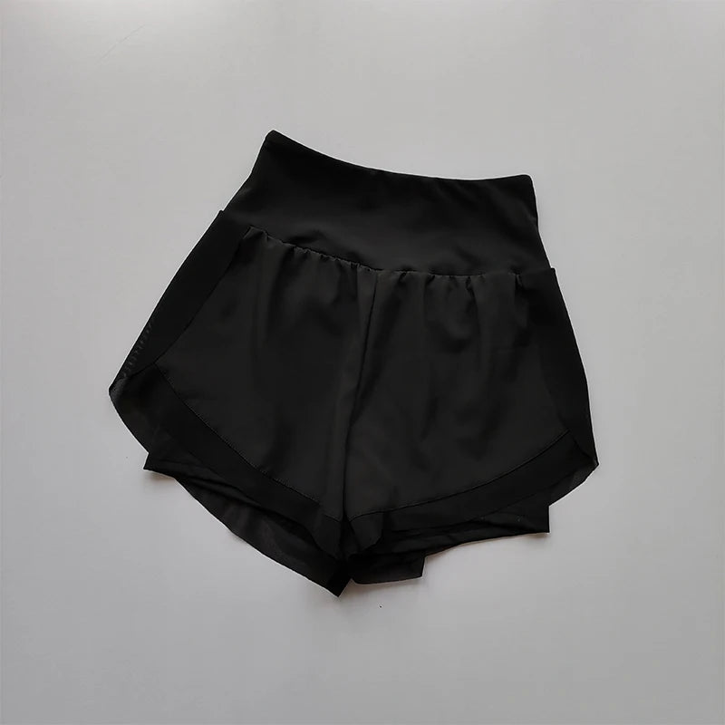 Sculpta™ Women’s 2-in-1 Quick-Dry Running Shorts | High-Waisted Gym & Training Shorts