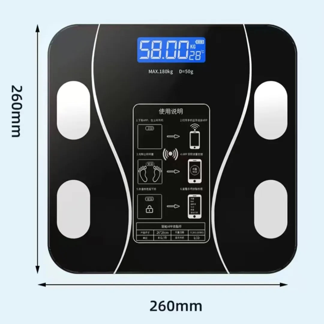 Sculpta™ Smart Body Composition Scale | Digital Bluetooth Weight & Body Fat Scale