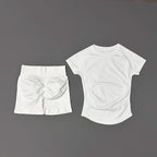 Sculpta™ 2 Piece Seamless Gym Set | Women’s Short Sleeve Crop Top & High Waist Sports Shorts Activewear
