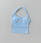 Sculpta™ Seamless Halter Neck Gym Top | Built-In Bra Women’s Fitness Tank