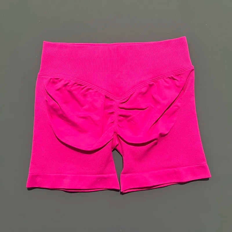 Sculpta™ Seamless Sculpt Scrunch Shorts | High Waist Gym & Running Shorts
