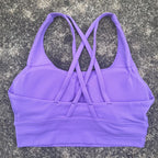 Sculpta™ Cross Back Sports Bra | Women’s Seamless Medium Support Gym & Yoga Bra