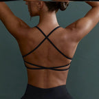 Sculpta™ Cross Back Sports Bra | Women’s High Support Seamless Running & Gym Bra