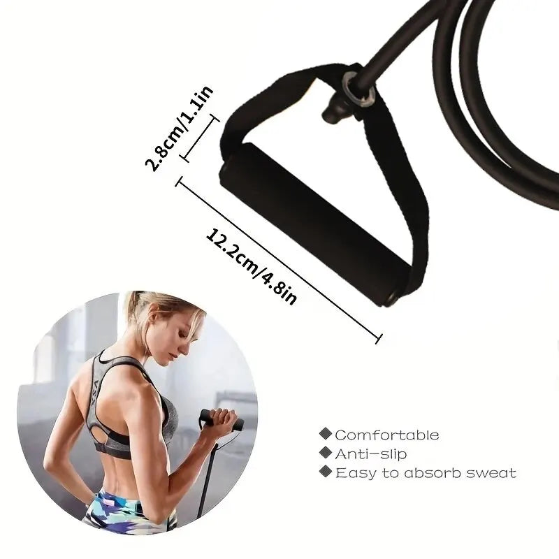 Sculpta™ Resistance Bands Set with Handles | Full Body Home Gym Exercise Bands for Strength Training, Pilates & Muscle Building
