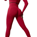 Sculpta High Waisted Seamless Scrunch Leggings – Women’s Push Up Sculpting Gym Leggings