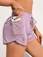 Sculpta™ Women’s 2-in-1 Running Shorts | High-Waisted Quick-Dry Gym & Training Shorts