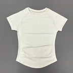 Sculpta™ Seamless Cropped Gym T-Shirt | Women’s Short Sleeve Workout Top