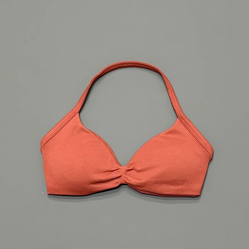 Sculpta™ Backless Strappy Sports Bra | Seamless Medium Support