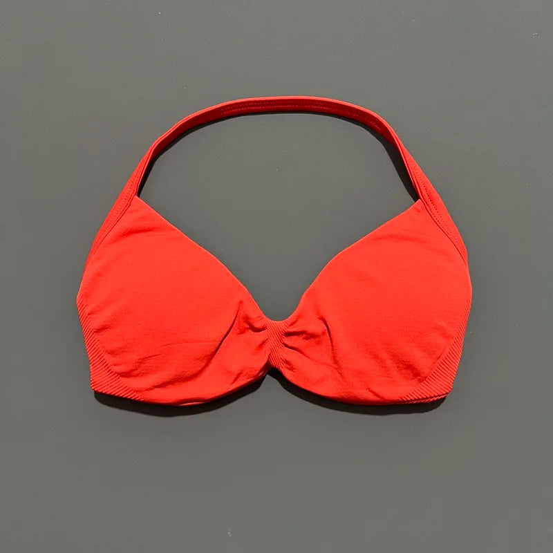 Sculpta™ Backless Strappy Sports Bra | Seamless Medium Support