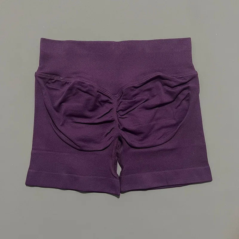 Sculpta™ Seamless Sculpt Scrunch Shorts | High Waist Gym & Running Shorts