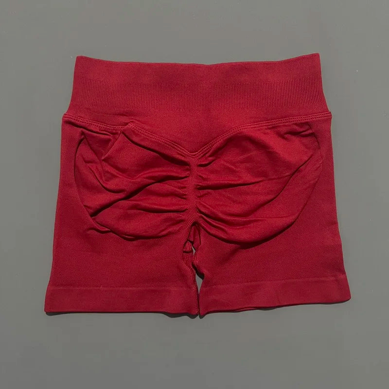 Sculpta™ Seamless Sculpt Scrunch Shorts | High Waist Gym & Running Shorts