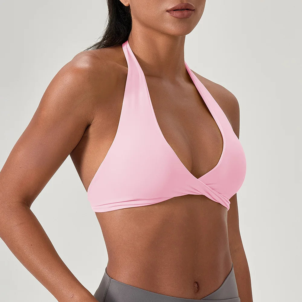 Sculpta™ Strappy Sports Bra | Women’s Seamless Padded Gym & Yoga Bra