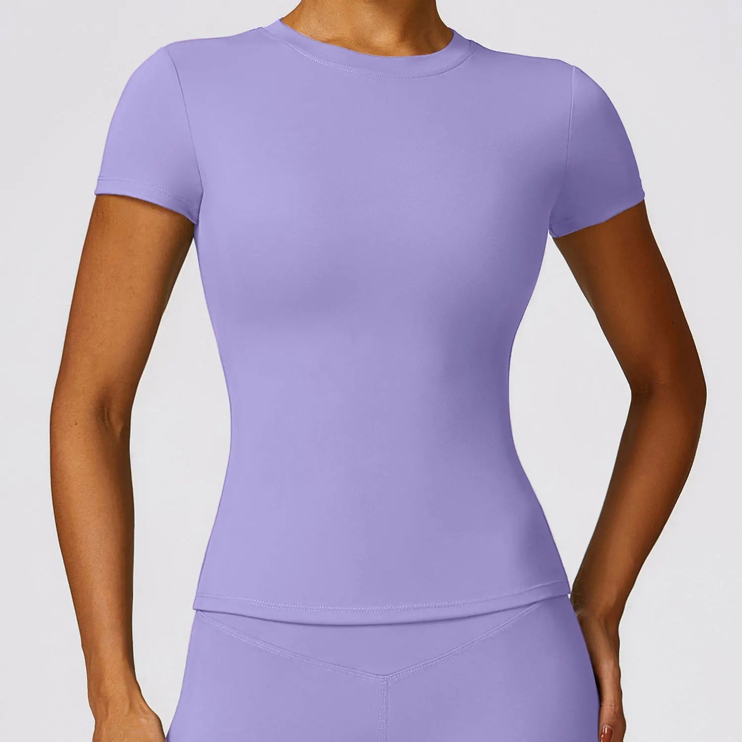 Sculpta Women Running Sports T Shirt Summer Short Sleeve Round Neck Breathable Stretchy GYM Yoga Slim Fitness Active Top Tee