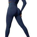 Sculpta High Waisted Seamless Scrunch Leggings – Women’s Push Up Sculpting Gym Leggings