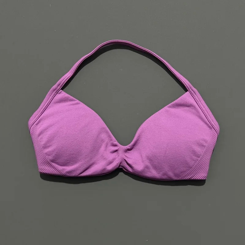 Sculpta™ Backless Strappy Sports Bra | Seamless Medium Support