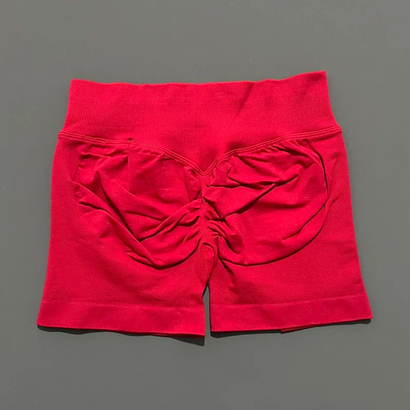 Sculpta™ Seamless Sculpt Scrunch Shorts | High Waist Gym & Running Shorts