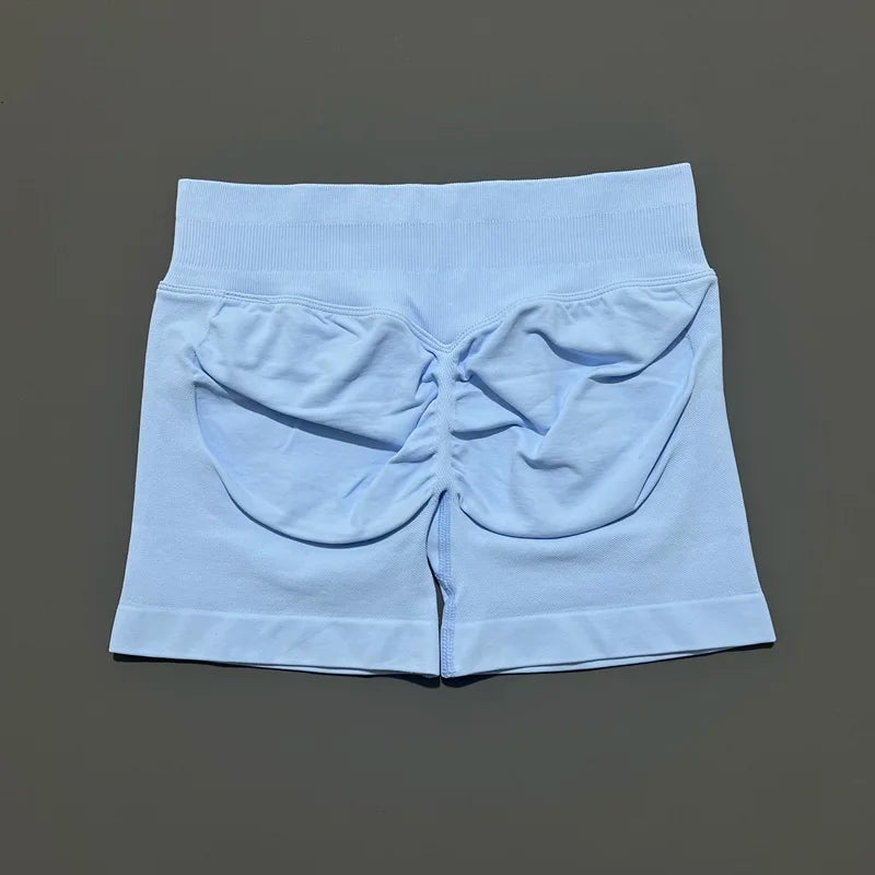 Sculpta™ Seamless Sculpt Scrunch Shorts | High Waist Gym & Running Shorts