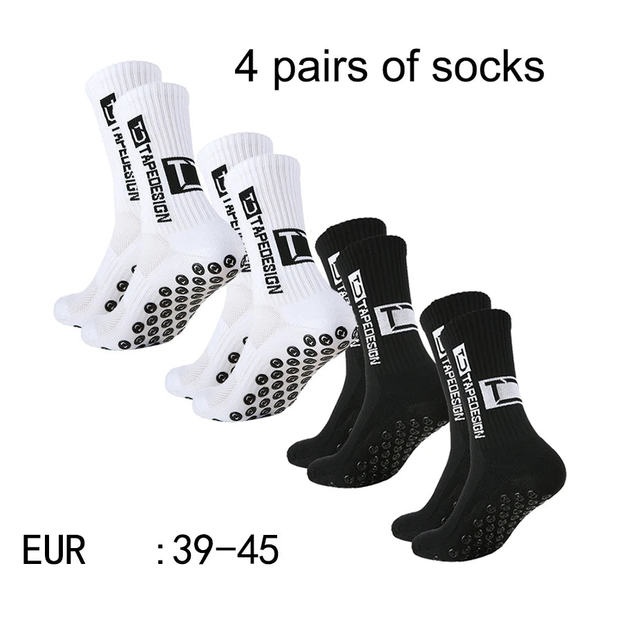 Sculpta™ 4 Pair Performance Football Socks | Cushioned Breathable Sports Socks for Football, Running, Gym & Training