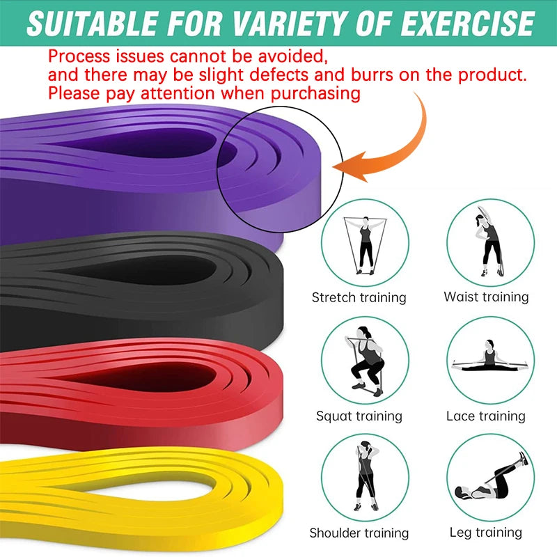 Sculpta 20~230lbs Heavy-Duty Resistance Band Agility Training Workout Gym Equipment Yoga Pilates Accessories Rubber Band Home Gym