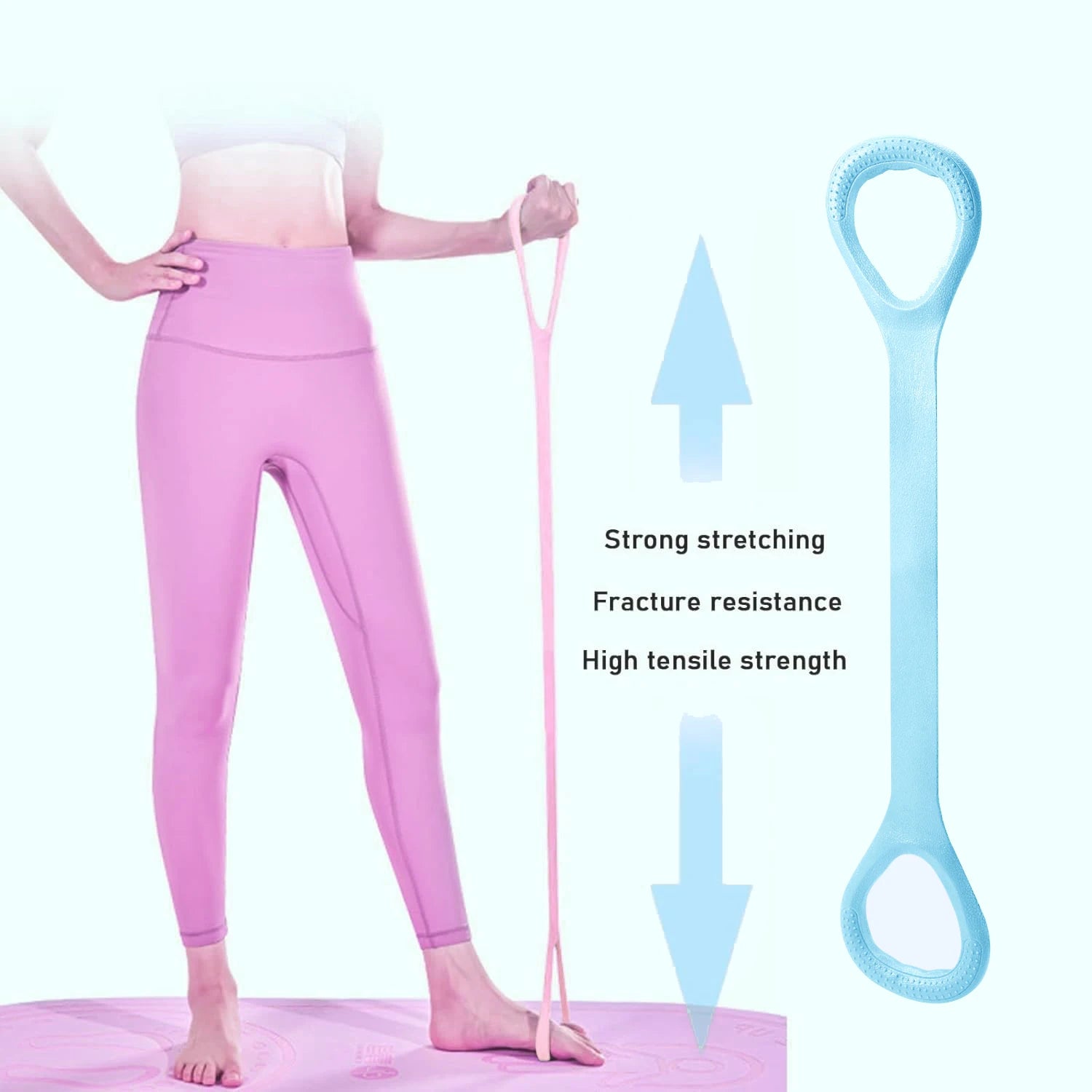 Sculpta™ 8-Shaped Resistance Band | Pilates Stretch Band for Glutes, Arms, Legs, Back & Full Body Home Workouts