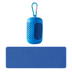 Sculpta™ Cooling Gym Towel | Instant Cooling Microfibre Sports Towel with Silicone Carry Case | Quick Dry for Gym, Running, Fitness, Hiking & Travel