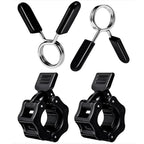 Sculpta™ Quick Release Barbell Clamps (Pair) | Olympic Barbell Lock Collars for Weightlifting, Powerlifting & Strength Training