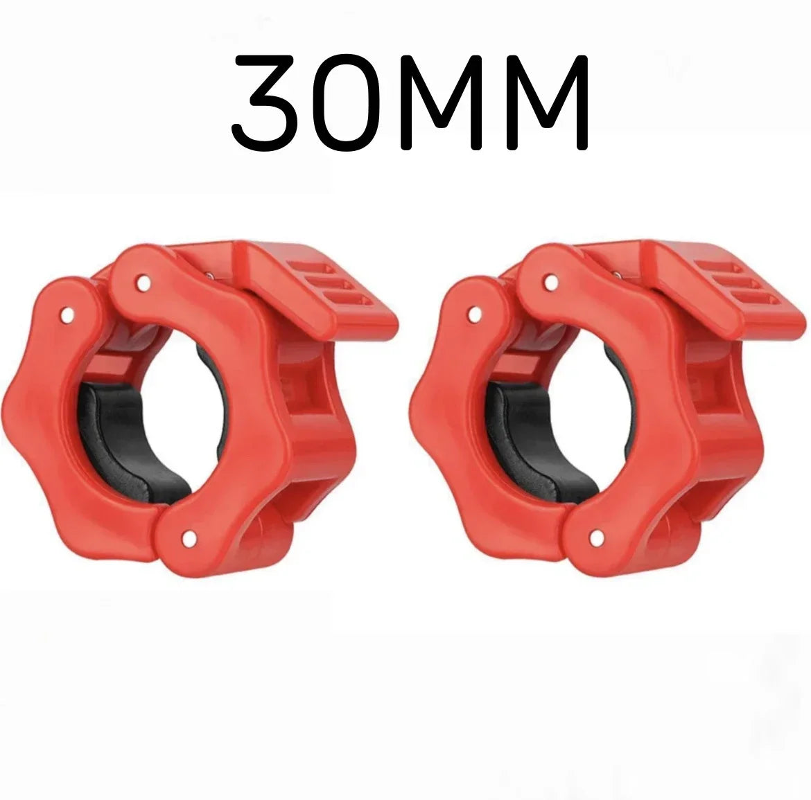 Sculpta™ Quick Release Barbell Clamps (Pair) | Olympic Barbell Lock Collars for Weightlifting, Powerlifting & Strength Training