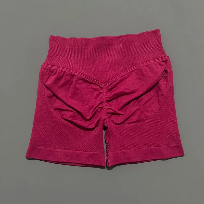 Sculpta™ Seamless Sculpt Scrunch Shorts | High Waist Gym & Running Shorts