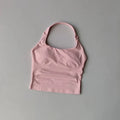 Sculpta™ Seamless Halter Neck Gym Top | Built-In Bra Women’s Fitness Tank