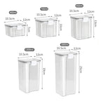 Sculpta™ Airtight Protein Storage Container | Large Supplement & Protein Powder Canister | Moisture-Proof Kitchen Storage Jar