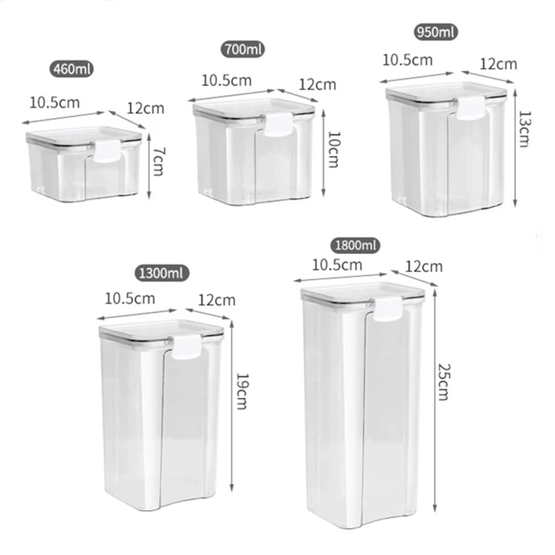 Sculpta™ Airtight Protein Storage Container | Large Supplement & Protein Powder Canister | Moisture-Proof Kitchen Storage Jar