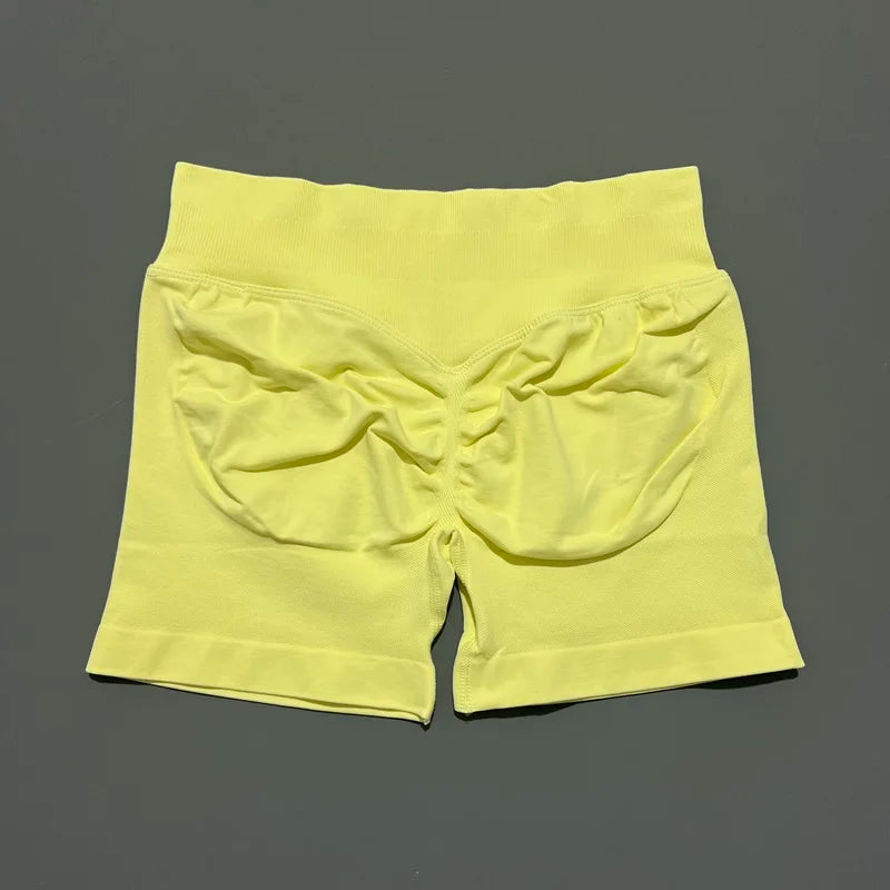 Sculpta™ Seamless Sculpt Scrunch Shorts | High Waist Gym & Running Shorts