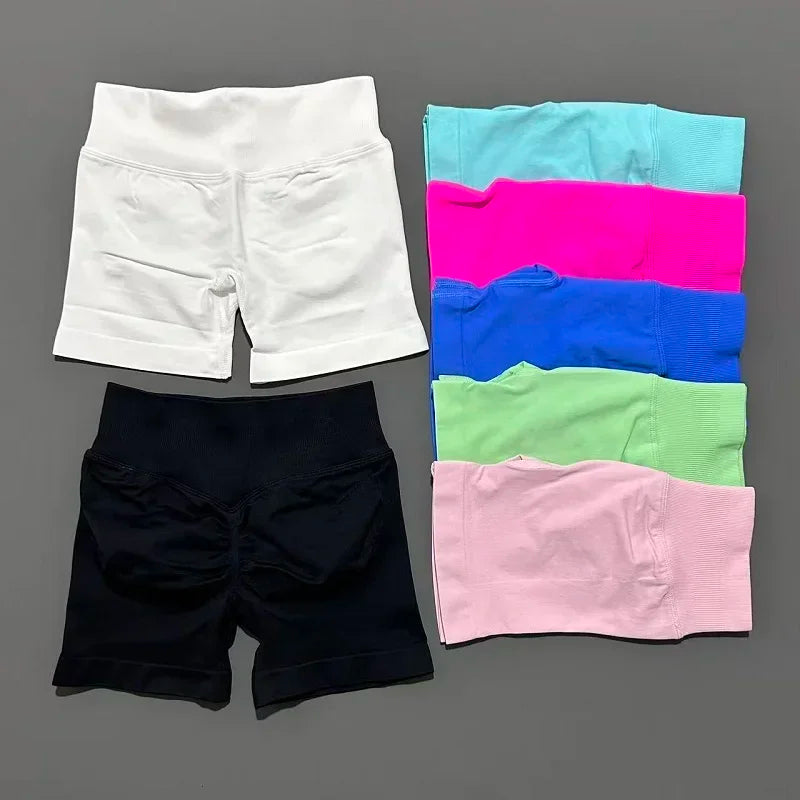 Sculpta™ Sculpt Scrunch Shorts | High Waisted Seamless Gym Shorts