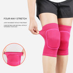 Sculpta™ Compression Knee Pads (2 Pack) | Elastic Knee Support Sleeves with Thick EVA Padding for Gym, Volleyball, Running & Fitness