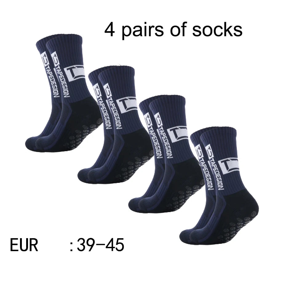 Sculpta™ 4 Pair Performance Football Socks | Cushioned Breathable Sports Socks for Football, Running, Gym & Training