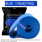 Sculpta 20~230lbs Heavy-Duty Resistance Band Agility Training Workout Gym Equipment Yoga Pilates Accessories Rubber Band Home Gym
