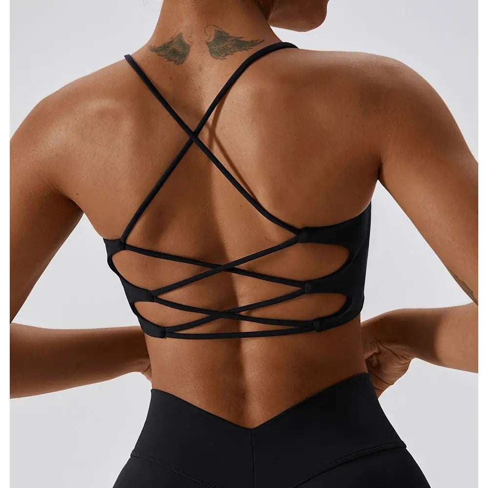 Sculpta™ U-Back Sports Bra | Women’s Multi-Strap Medium Support Gym & Yoga Bra