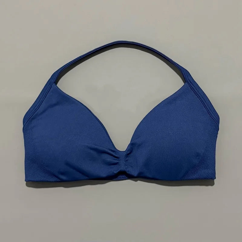 Sculpta™ Backless Strappy Sports Bra | Seamless Medium Support