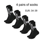 Sculpta™ 4 Pair Performance Football Socks | Cushioned Breathable Sports Socks for Football, Running, Gym & Training